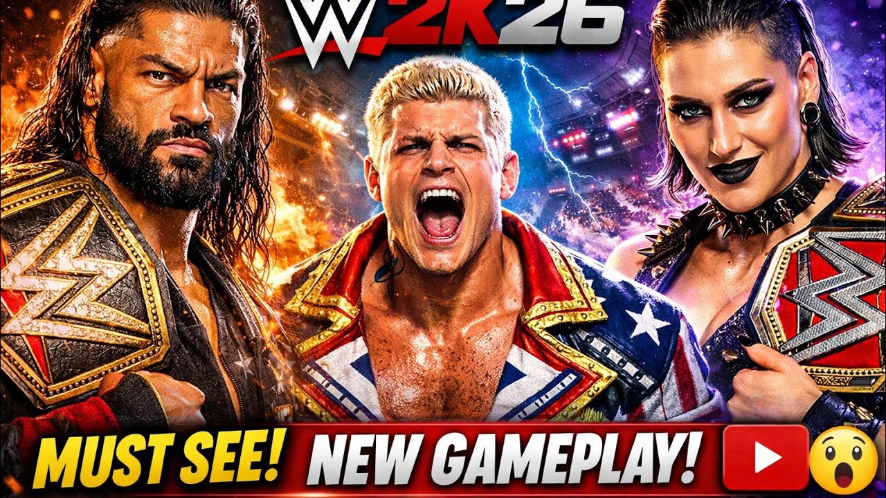 WWE 2K26 GAMEPLAY - FATAL 4 WAY LADDER MATCH 