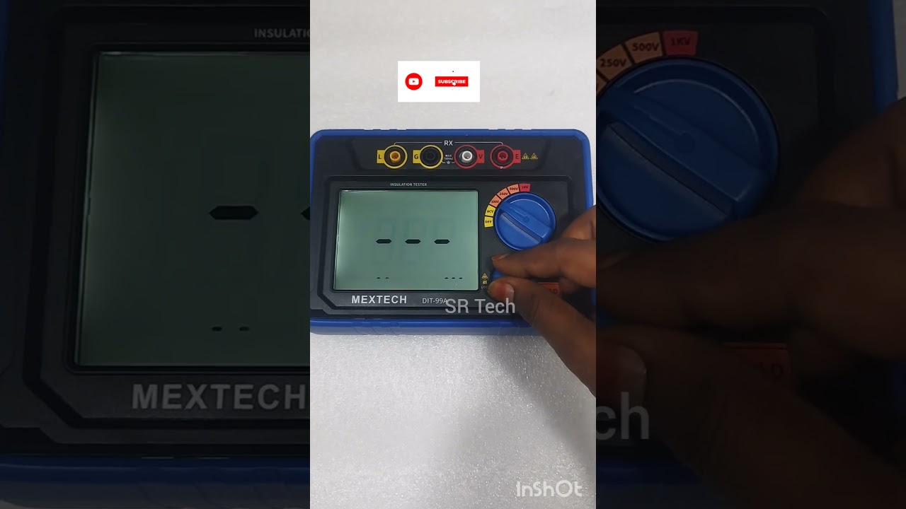 Mextech Digital insulation tester 1000v ।। #insulation #tester #mextech #megger