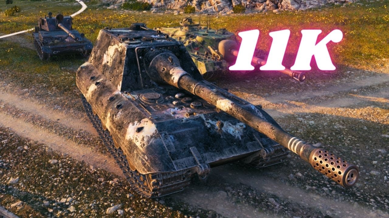 Jagdpanzer E 100 - 11K Damage World of Tanks