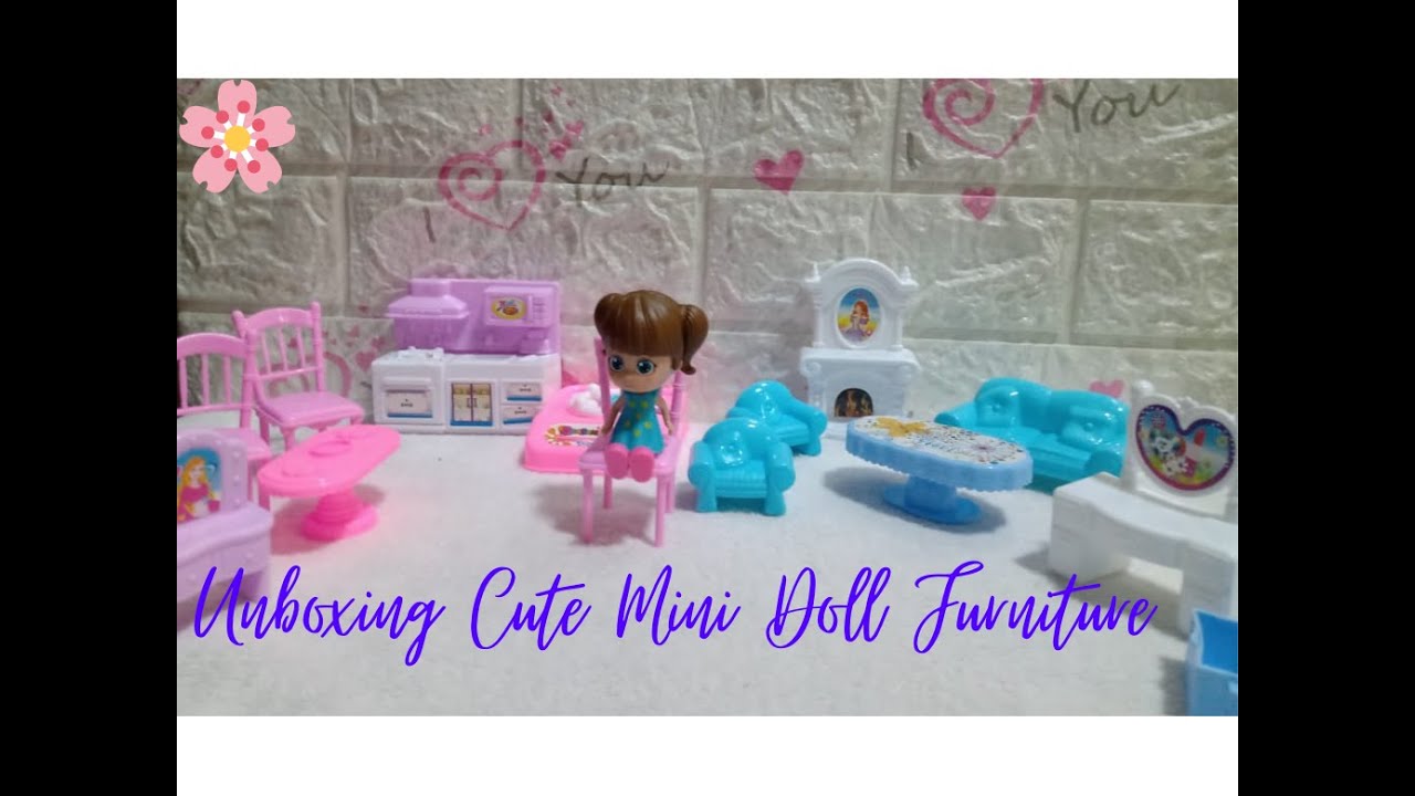 Unboxing Cute Doll Furniture Set ! | DOLL PLAY | Doll Roleplay | Dollplay With M.F