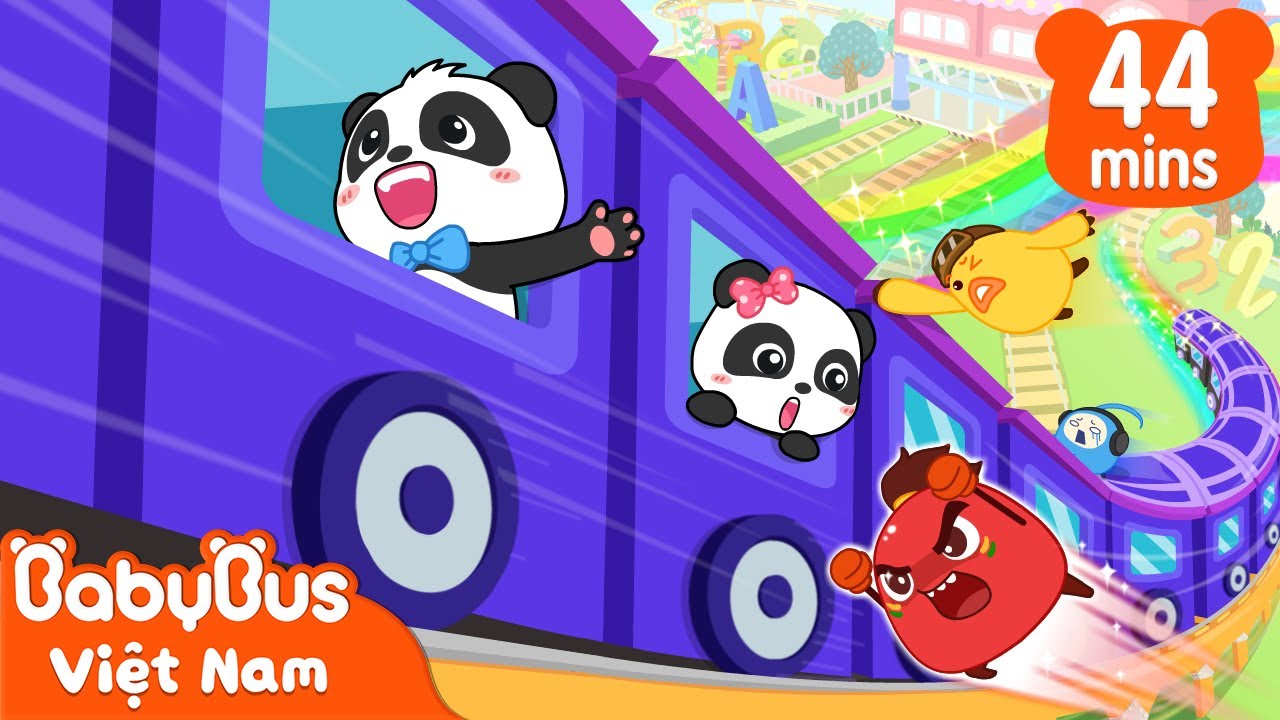 Chuyến tàu phiêu lưu của gấu trúc | Cuộc phiêu lưu toán học | Hoạt hình thiếu nhi vui nhộn | BabyBus