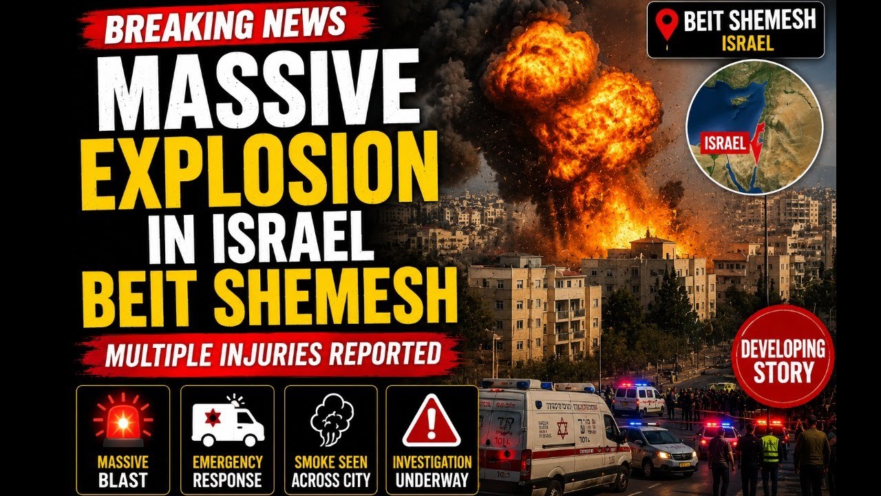 Israel In Shock: Massive Explosion Reported In Beit Shemesh