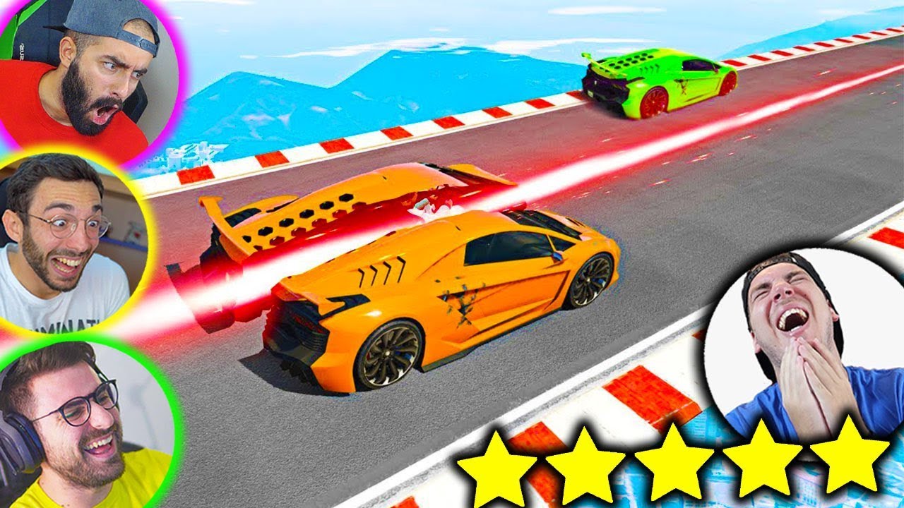 PORTO I MIEI AMICI SUL WALLRIDE LASER - GTA 5 *CON I MIEI AMICI*