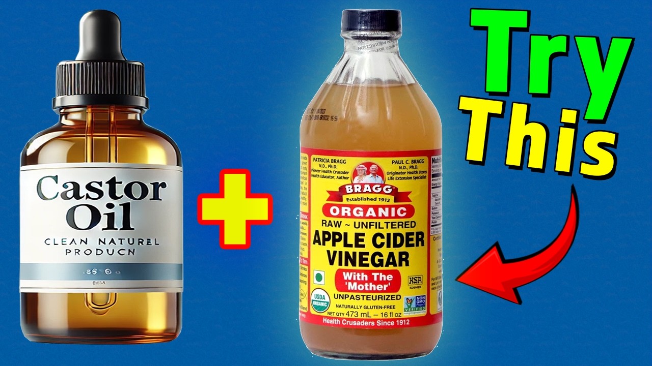 Mixing CASTOR OIL with APPLE CIDER VINEGAR Can Trigger This IRREVERSIBLE Body Reaction!