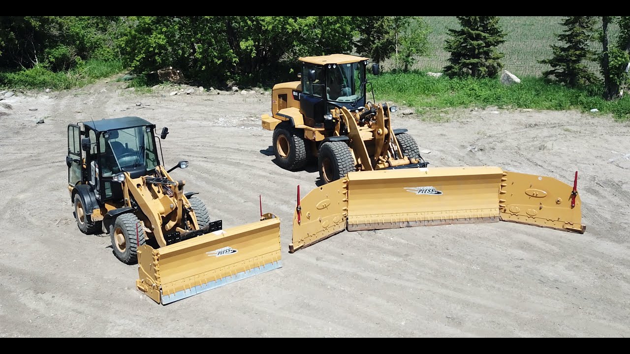 Metal Pless Plow on a Wheel Loader: Install and Functionality