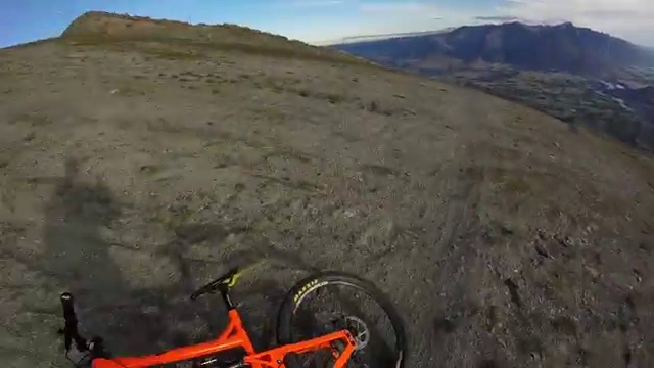 Peter Rowe Biking in Coronet peak downhill XC
