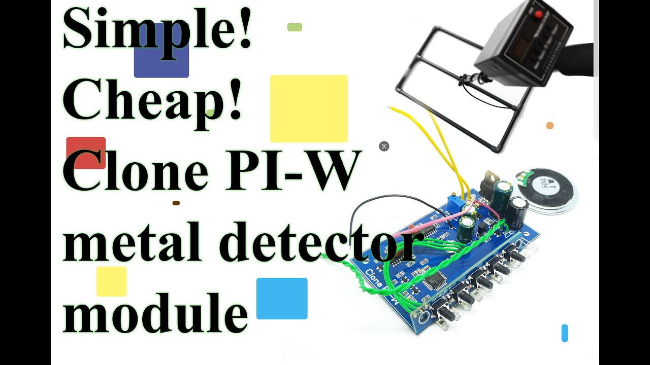 Клон PI-W - Простой и дешевый готовый модуль металлоискателя