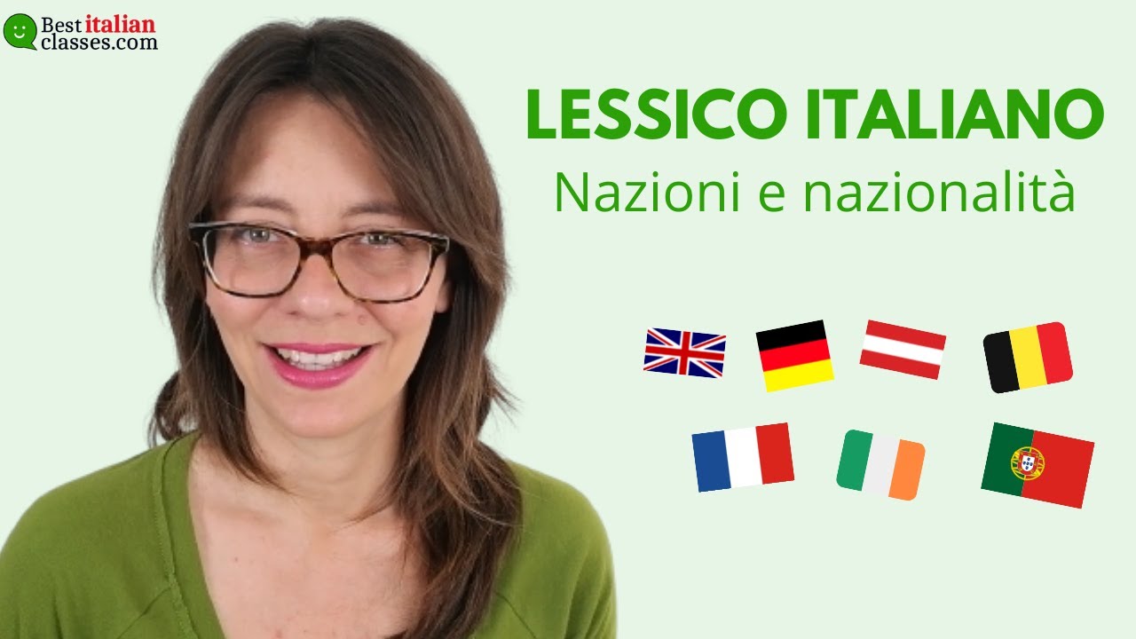 Italian vocabulary advanced learners: nations and nationalities