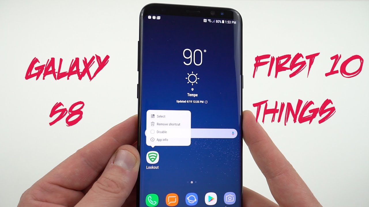 Galaxy S8: First 10 Things To Do After Unboxing!