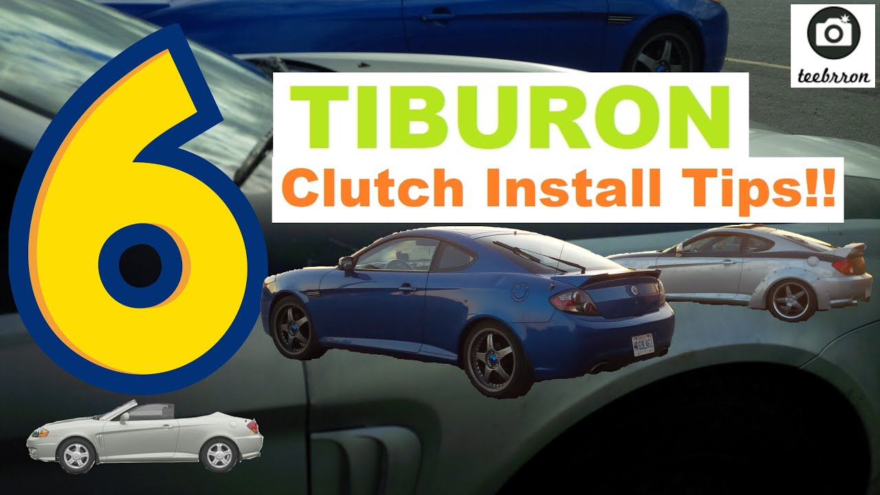 6 Tiburon Clutch Removal and Install Tips #hyundai #clutch #tips