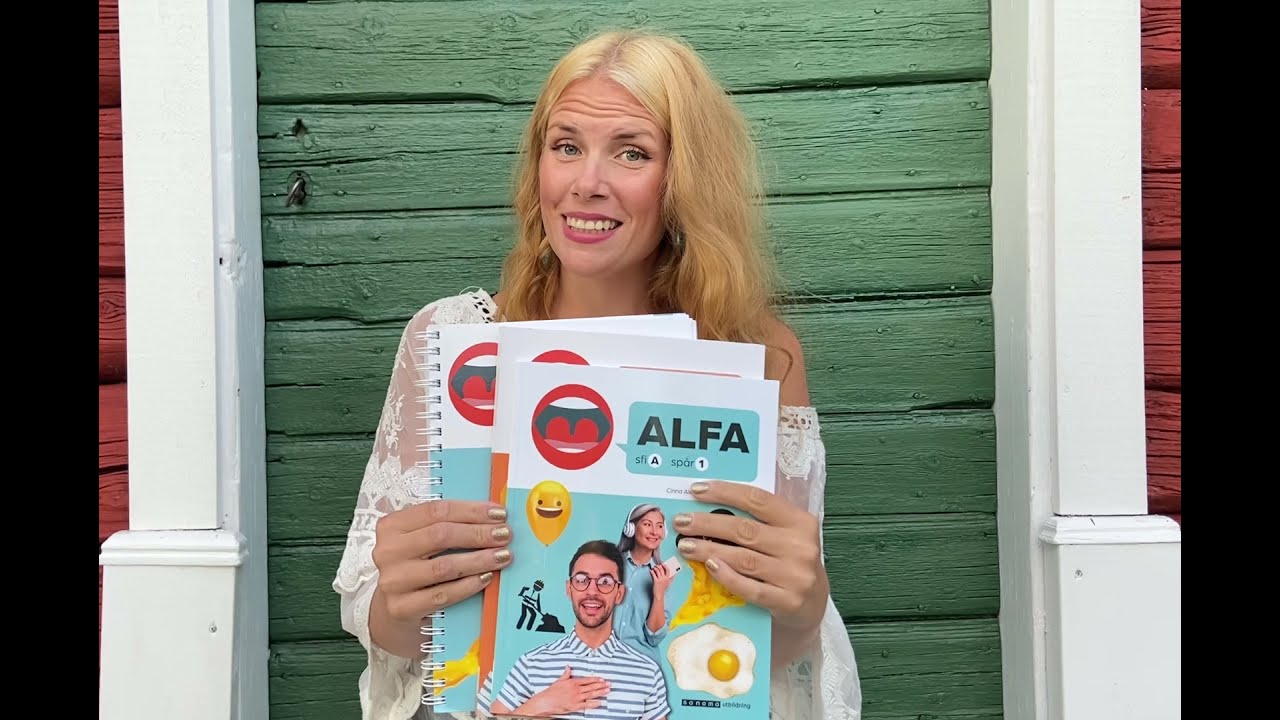 Cinna Alenius ber&auml;ttar kort om vad som &auml;r nytt med l&auml;romedlet Alfa f&ouml;r SFI