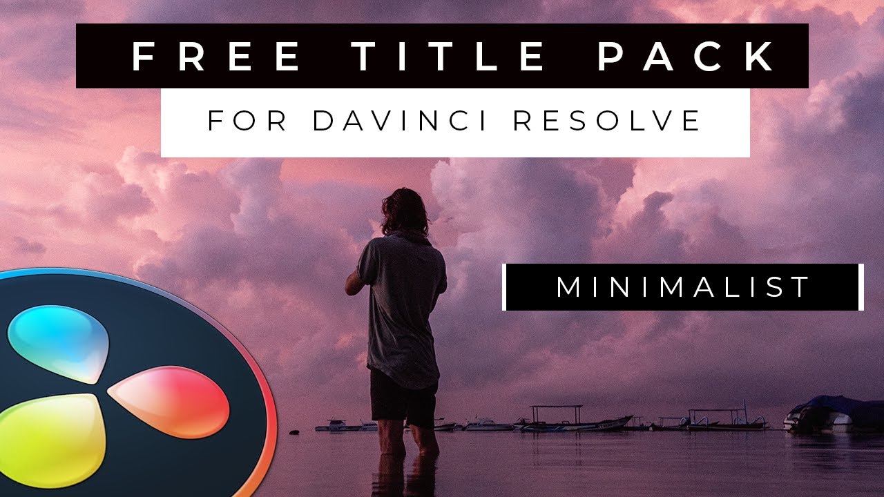 DaVinci Resolve how to make minimalist titles