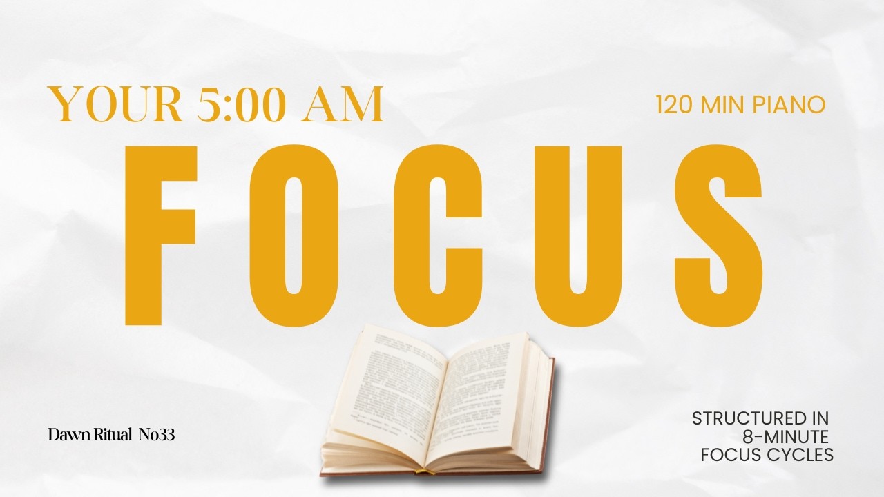 Strategic Morning ✨ 5 AM Club Deep Focus for Work & Study (8-Min Cycle) | Dawn Ritual No.33