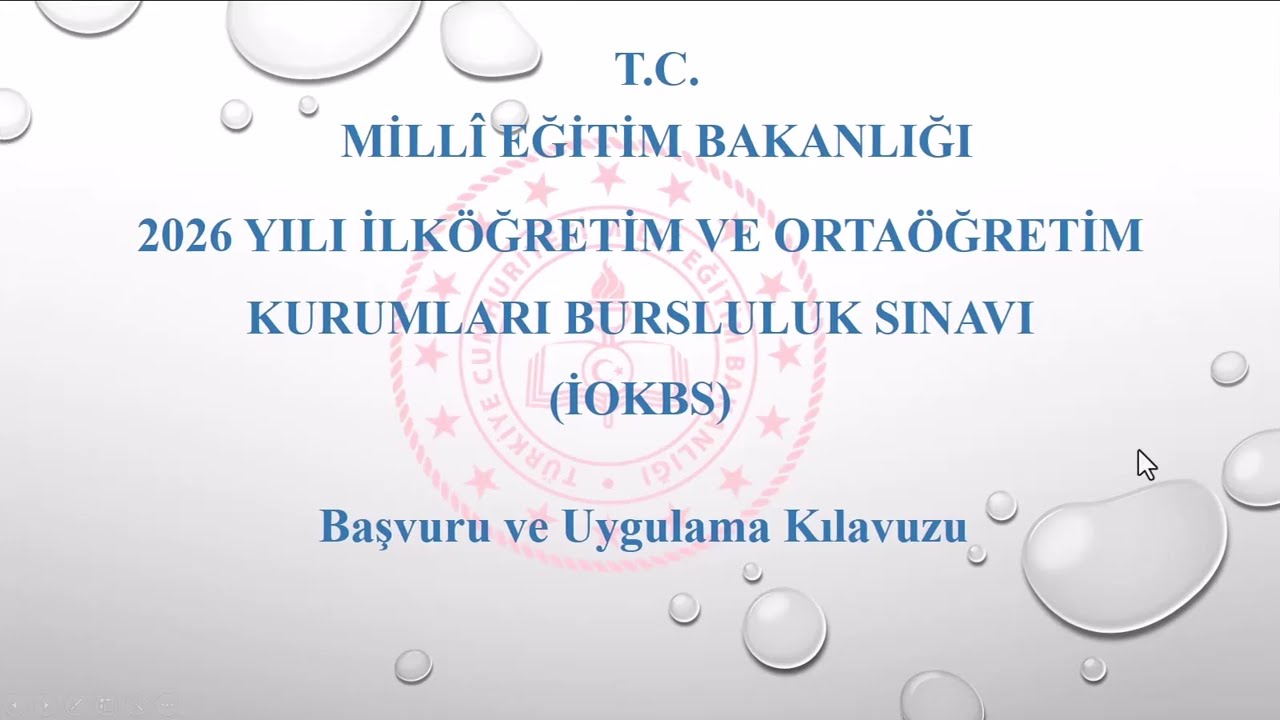 2026 Yılı MEB Bursluluk Sınavı Açıklamaları