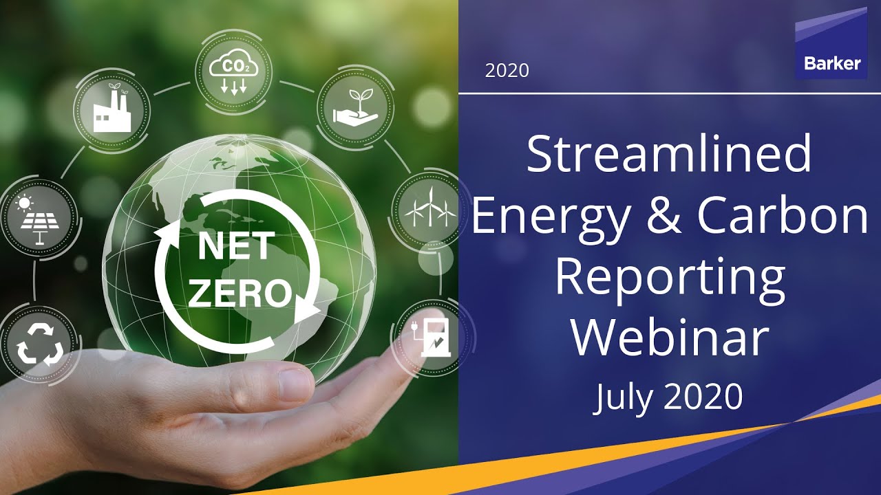 Streamlined Energy and Carbon Reporting Webinar