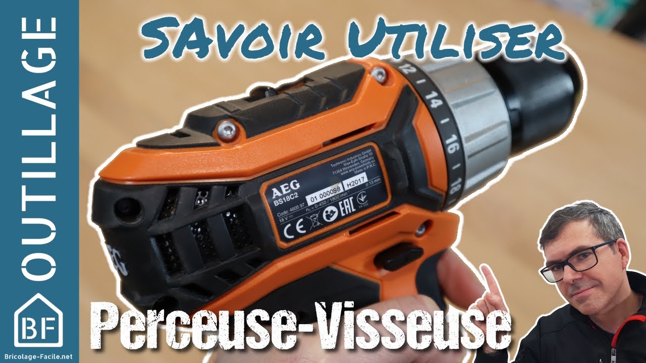 Comment utiliser une perceuse-visseuse ?