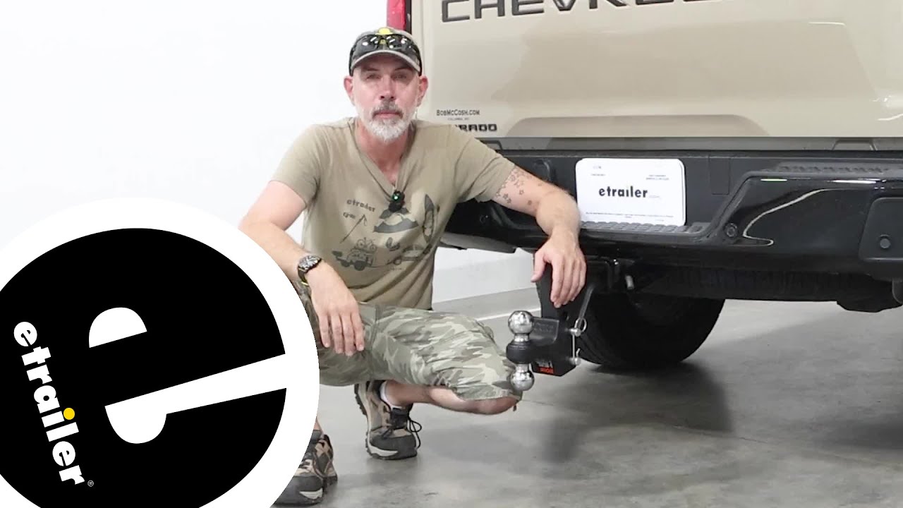 etrailer | How the Curt Adjustable 2-Ball Mount Fits - 2024 Chevrolet Colorado