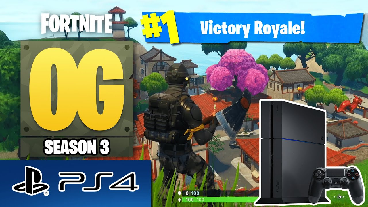 Fortnite Season 3 OG PS4 Gameplay