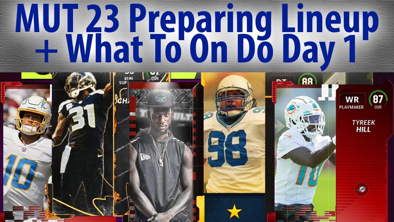 How to Prepare For Day 1 of MUT 23! What to do on Day 1! Lineup Planning! Madden 23 Ultimate Team!