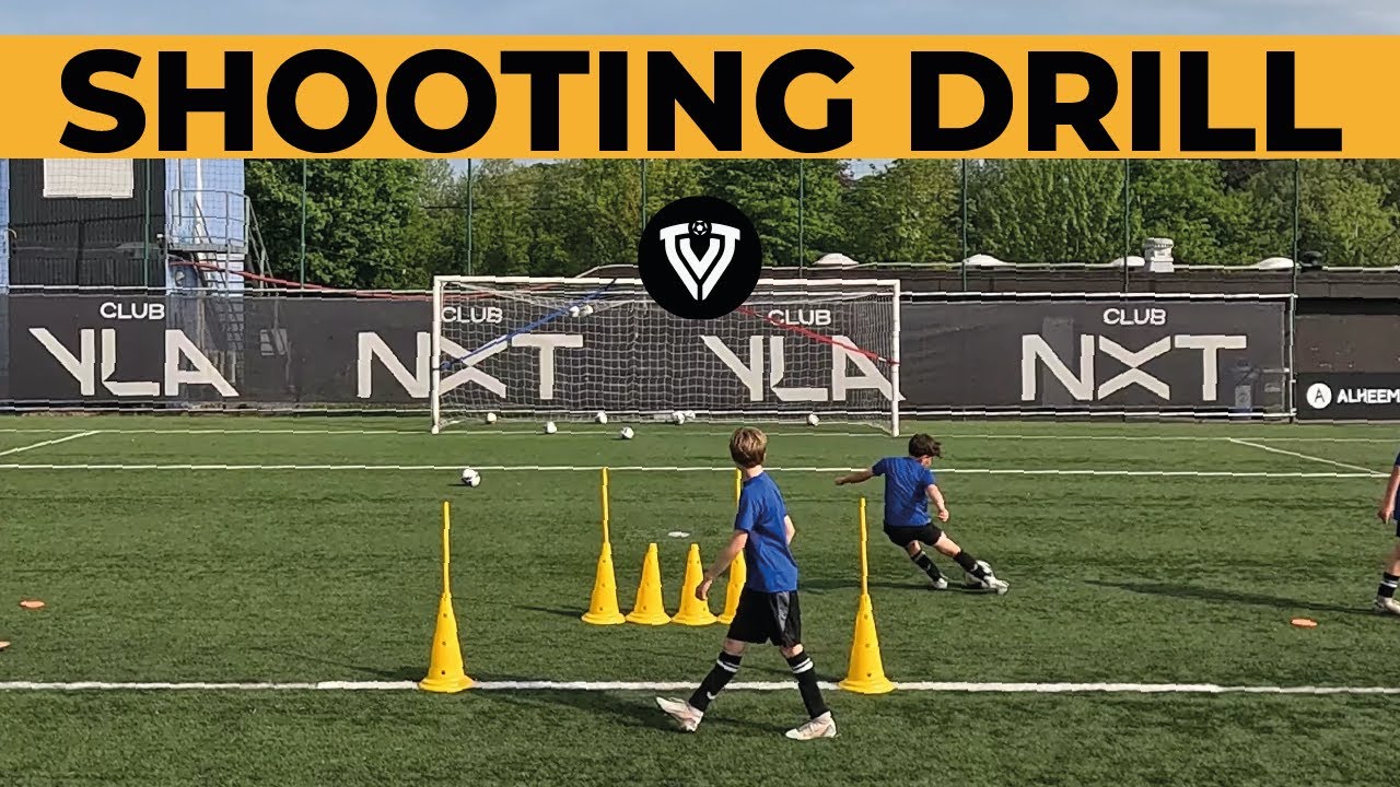 Fun Shooting Drill | Soccer Drill - Football Exericses