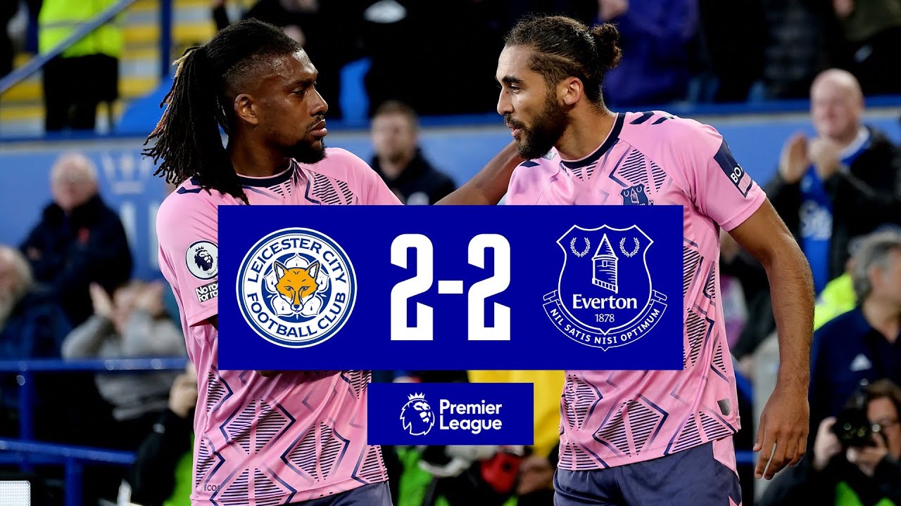 PREMIER LEAGUE: LEICESTER CITY 2-2 EVERTON