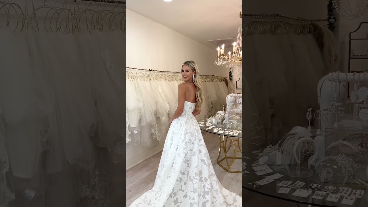 How to Fluff a Bridal Train!