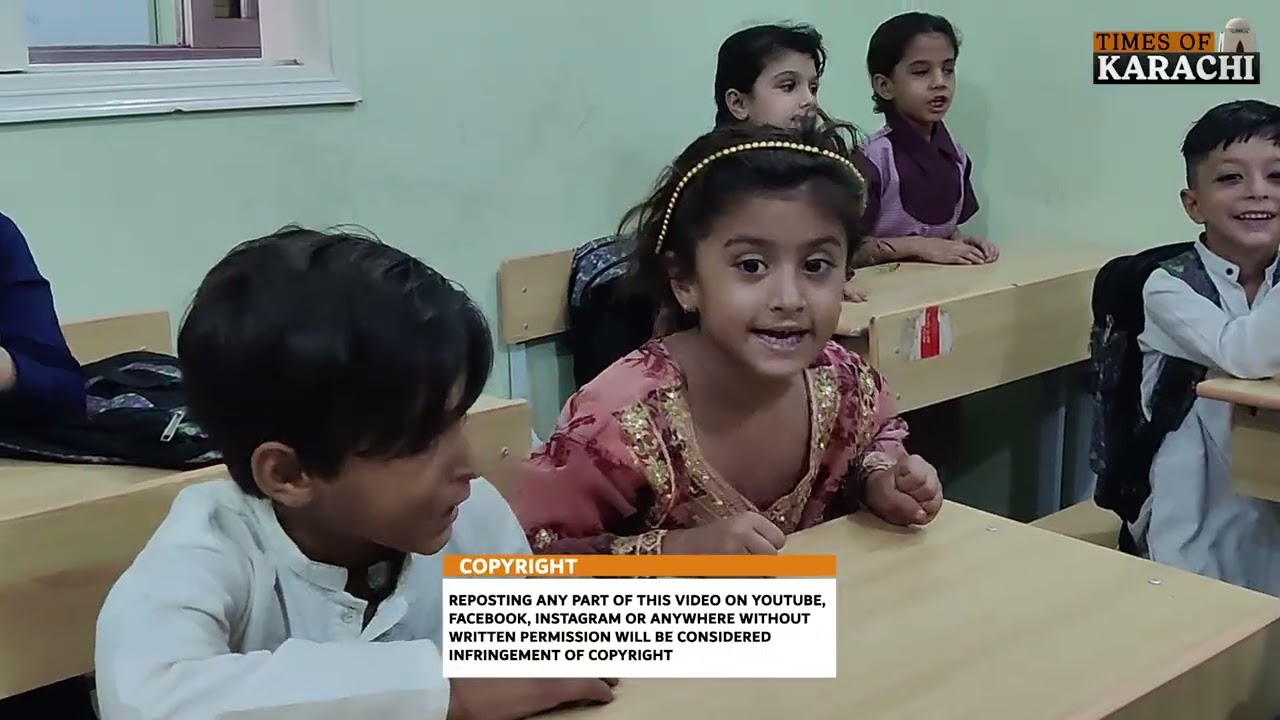 Girl Launches Free School in Karachi's Kati Pahari