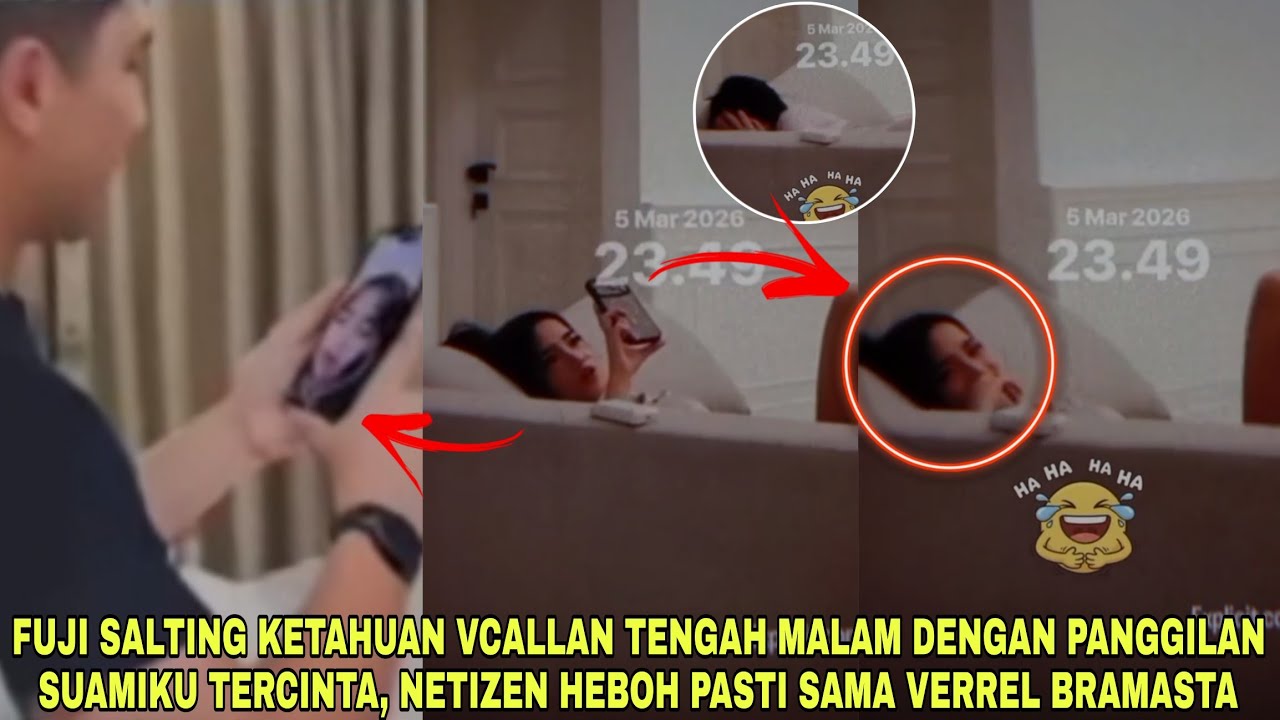 Fuji Salting Ketahuan Vcallan Tengah Malam dengan Panggilan Suamiku Tercinta, Netizen Heboh & Baper
