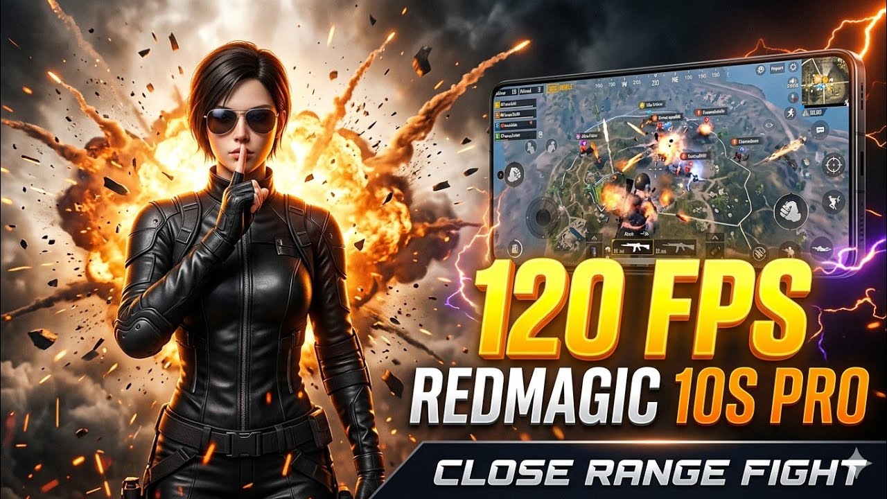 120 FPS REDMAGIC 10S PRO | ACE DOMINETOR | FPS TEST | PUBG