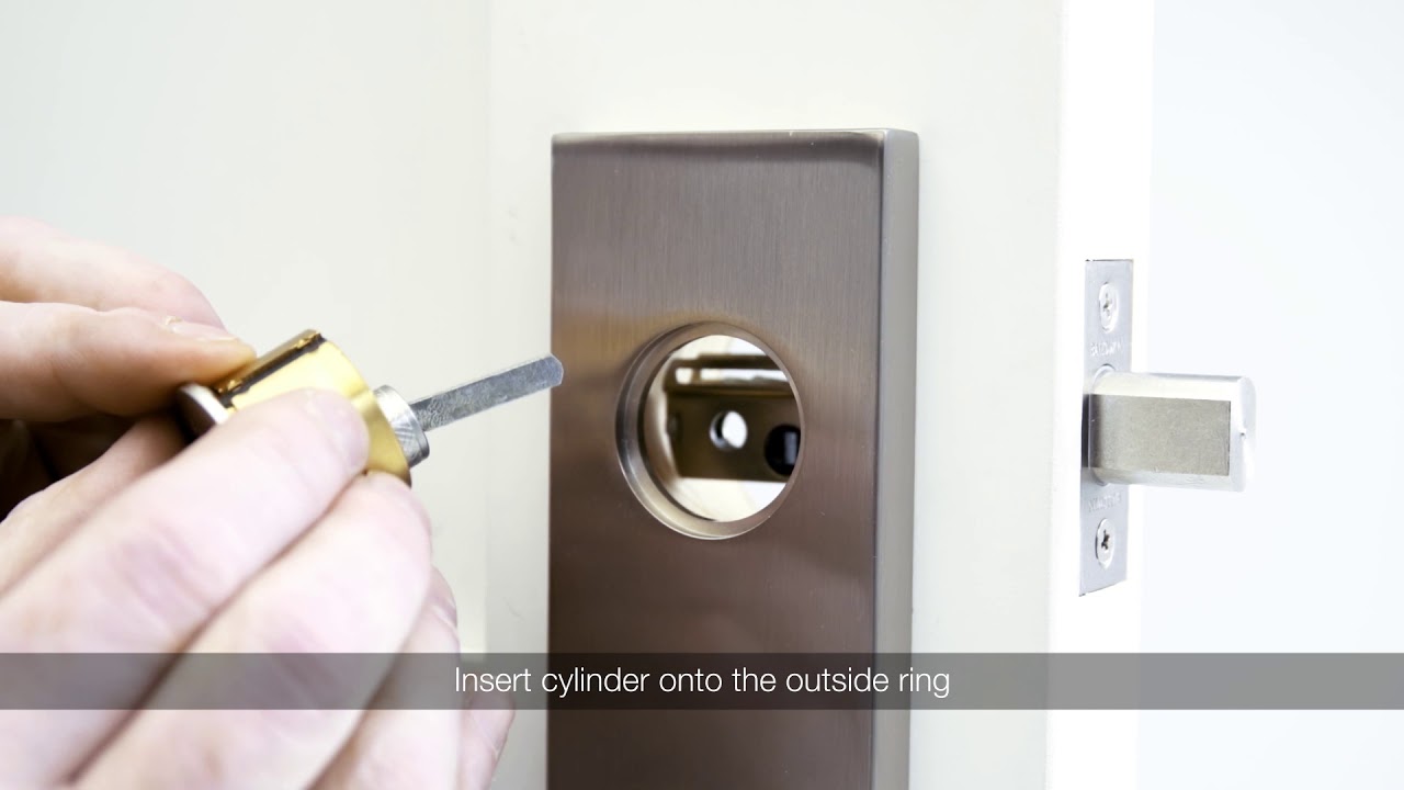 How to install Baldwin Estate Single Escutcheon handleset