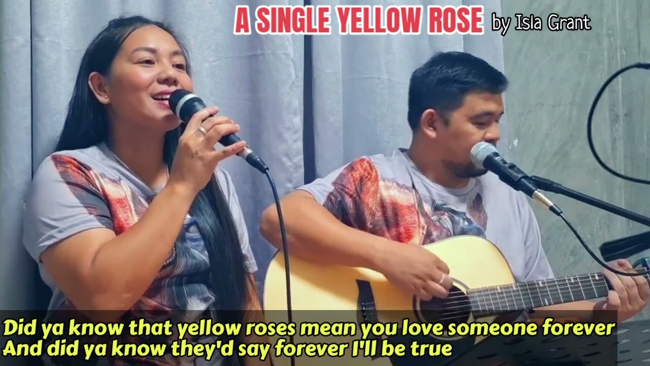 A SINGLE YELLOW ROSE by Isla Grant | | Acoustic Live Cover | Selina Joycee & Elexir