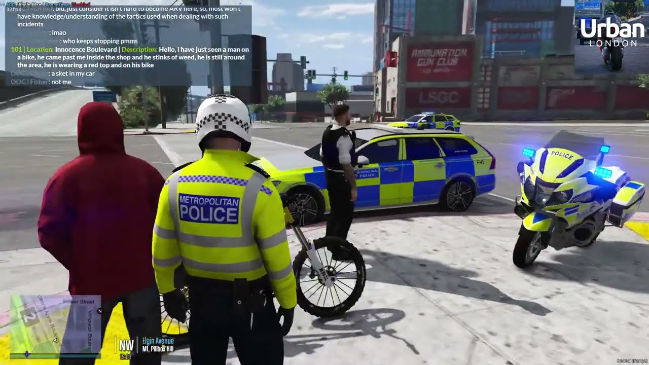 Motorbike Patrol (ERPT/RRPU) | Urban London Roleplay Cops UK - Ep10 LIVE | GTA Roleplay
