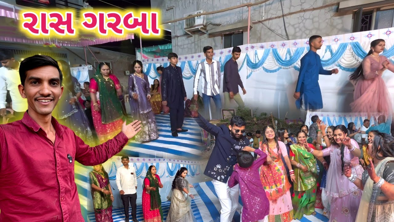 ફુલેકા માં રાસ ગરબાની મોજ || Life at Botad Village Vlogs 