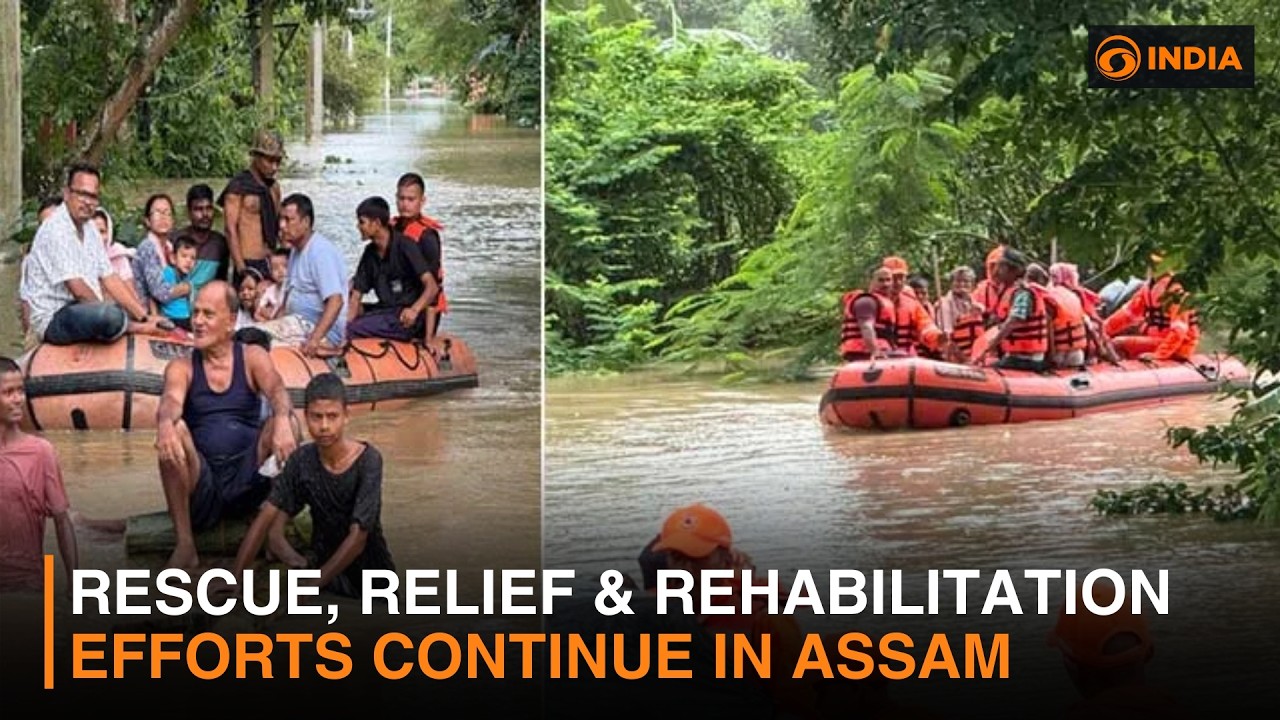 Assam Floods 2026: Over 7 Lakh Affected, Army's Operation Jal Rahat in Full Swing