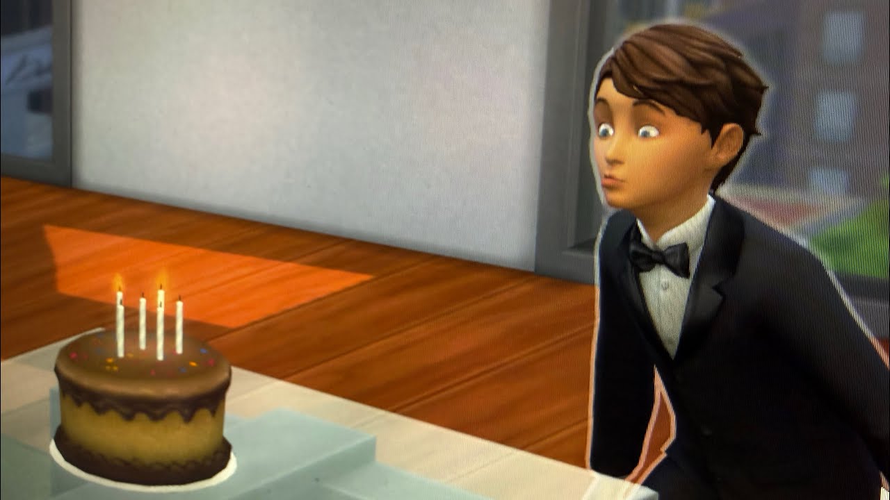 Serie sims 4 de pobre a rico #64 El cumpleaños de Adrian 🎂
