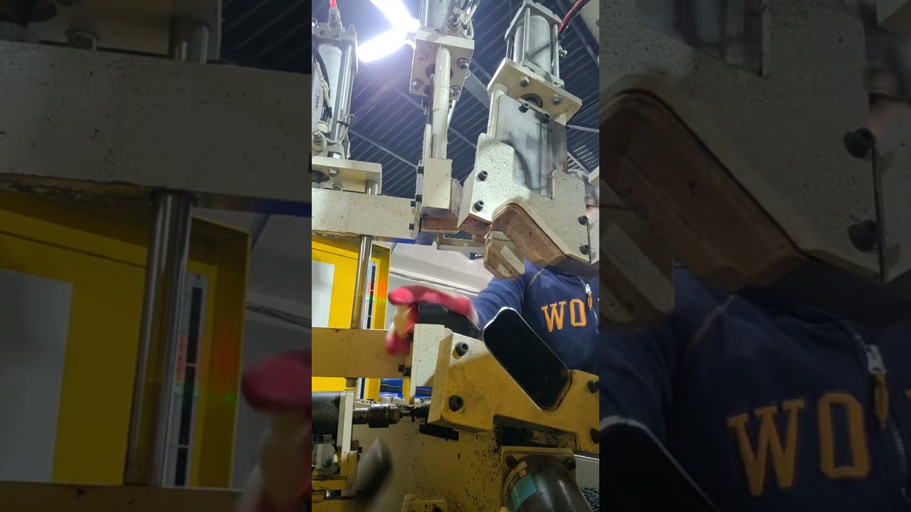 Cutting and drilling plastic products for car parts! #inoued