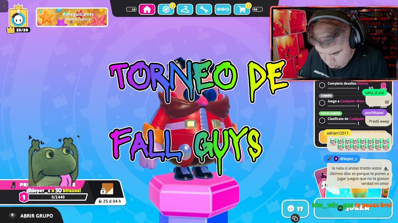 TORNEO DE FALL GUYS CON LOS SEGUIDORES GG