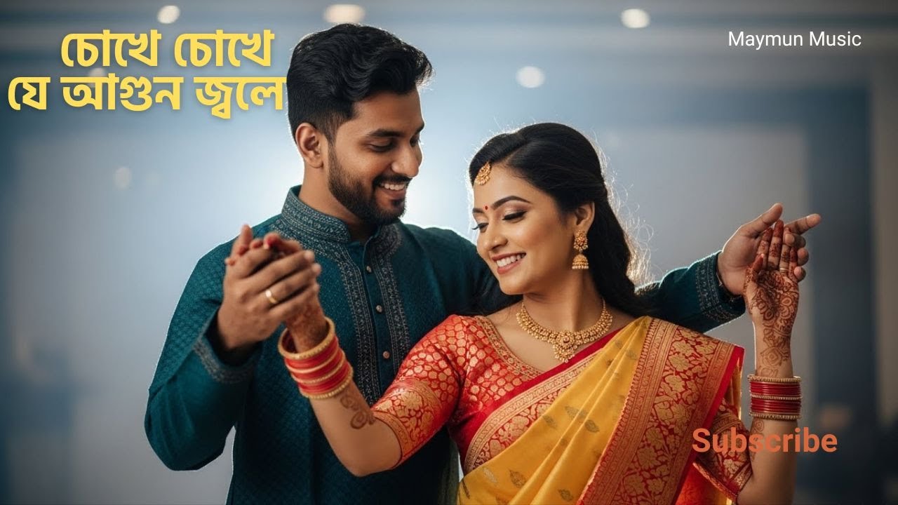 চোখে চোখে যে আগুন জ্বলে | Chokhe Chokhe Je Agun Jole | Bangla Romantic Song