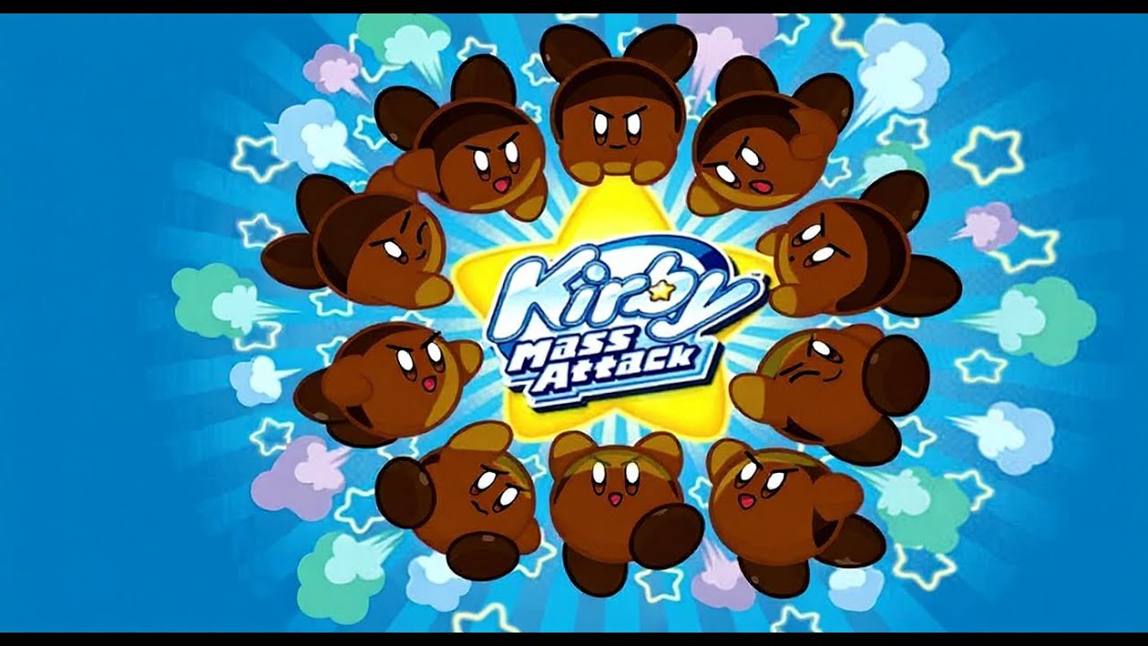 KIRBY GOT SPLIT INTO 10 KIRBIES!!! - Kirby Mass Attack Full Game