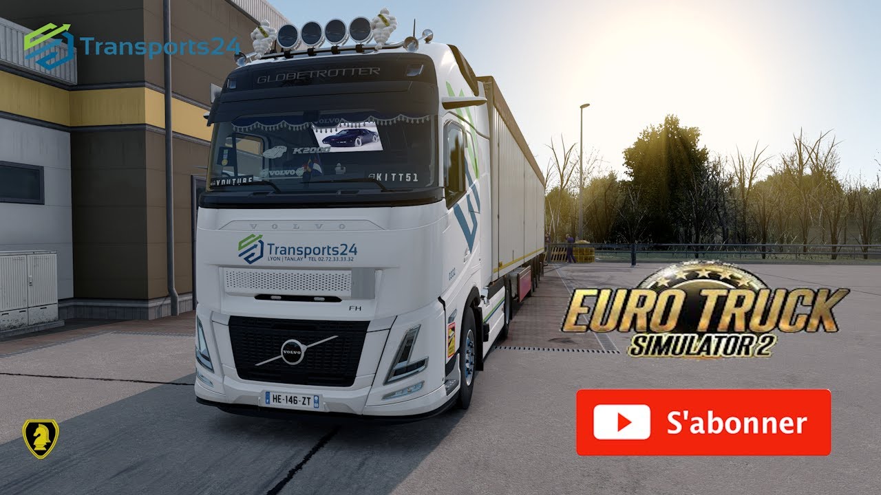 ETS2 Aurillac a Lyon jolie voyage
