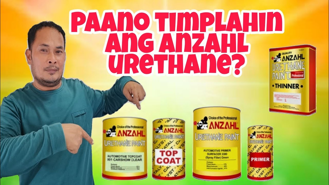 Paano timplahin ang Anzahl Urethane/How to mix Anzahl Urethane paint
