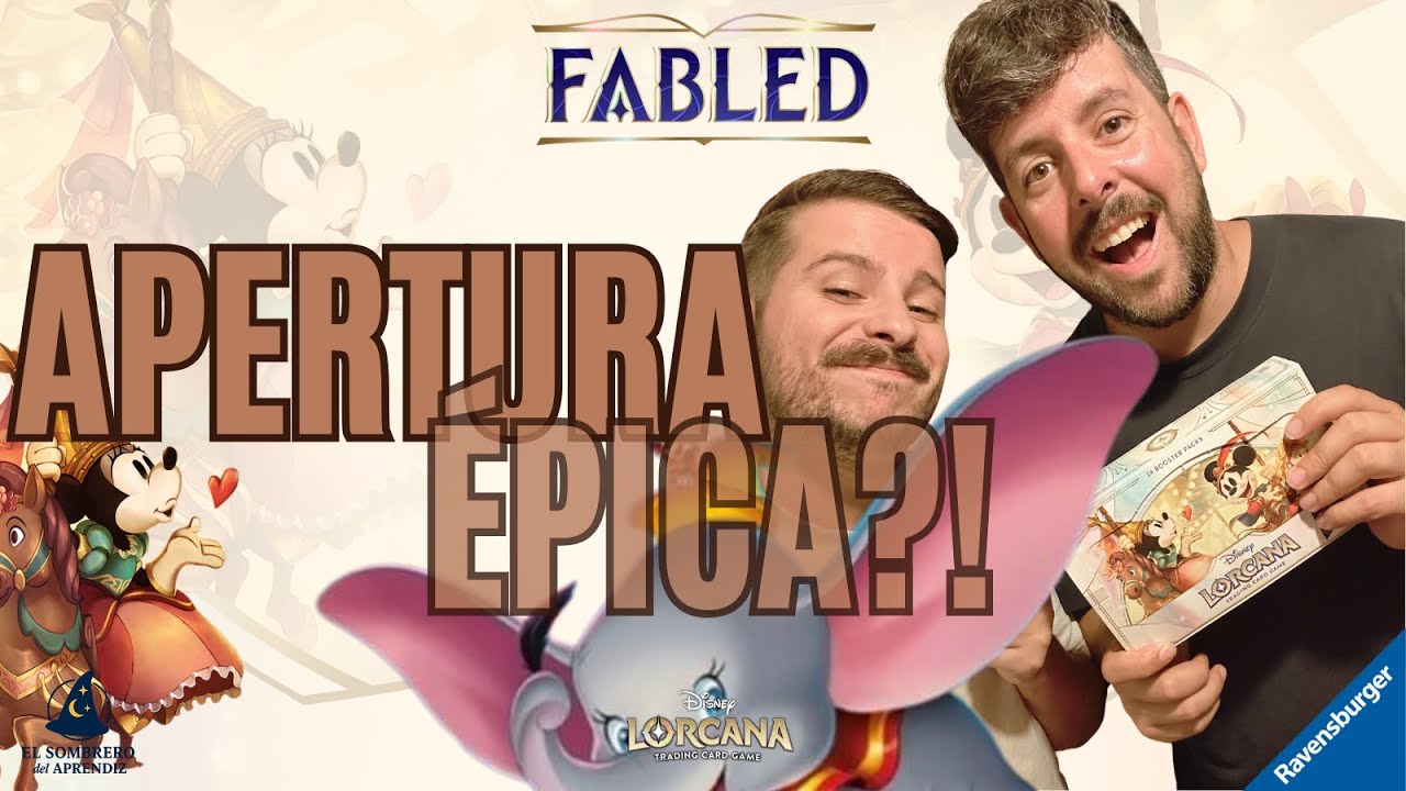 🚨 ¡LLEGÓ EL DIA DESEADO! Caja FABLED de Disney Lorcana 🤯 ¿LEGENDARIA o la esperada ICÓNICA?