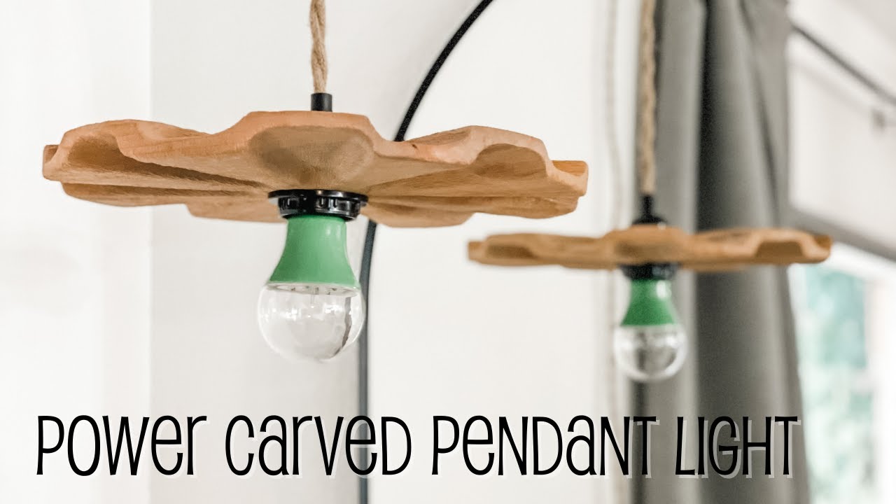 DIY Pendant Light | Power Carving