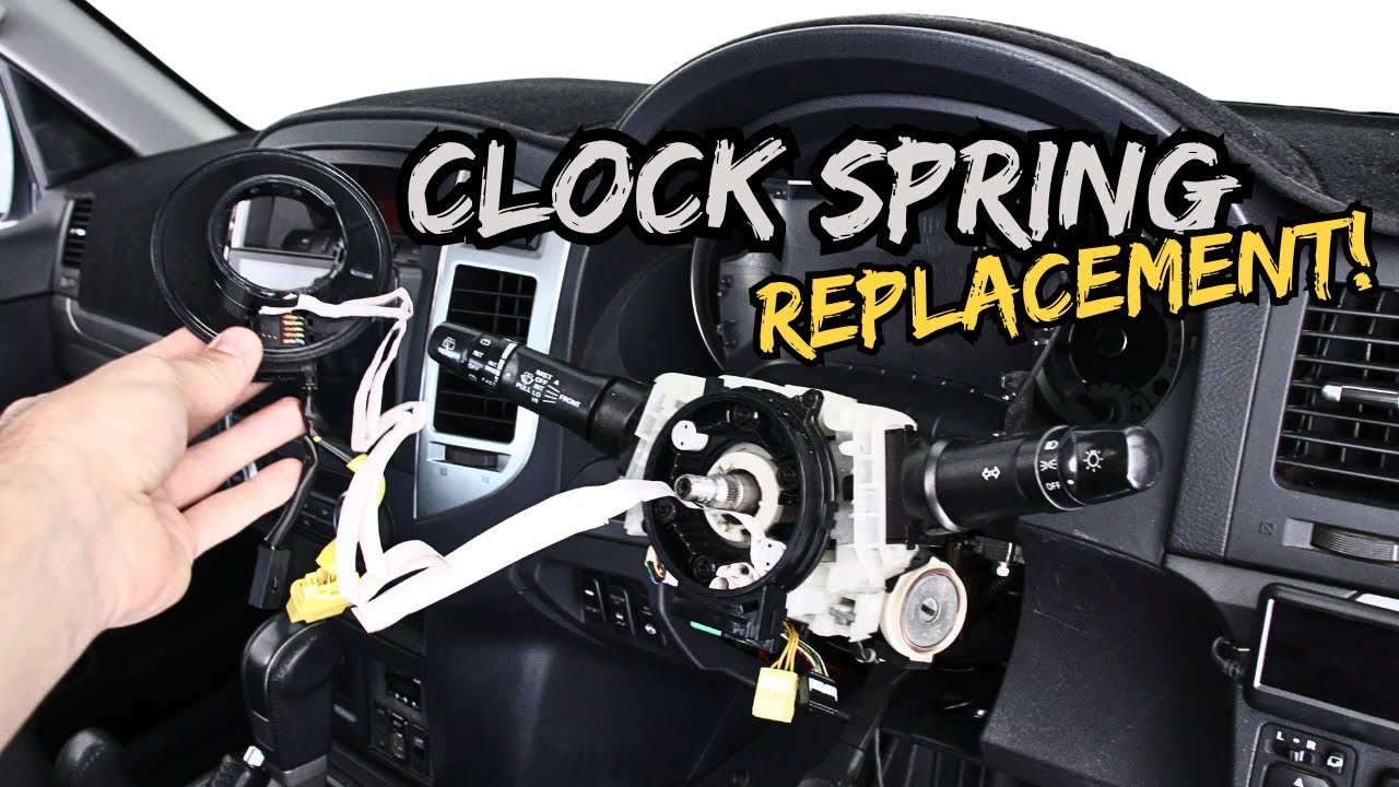 How to Repair/Replace the Clock Spring on Mitsubishi Pajero (NS, NT, NW, NX Models)