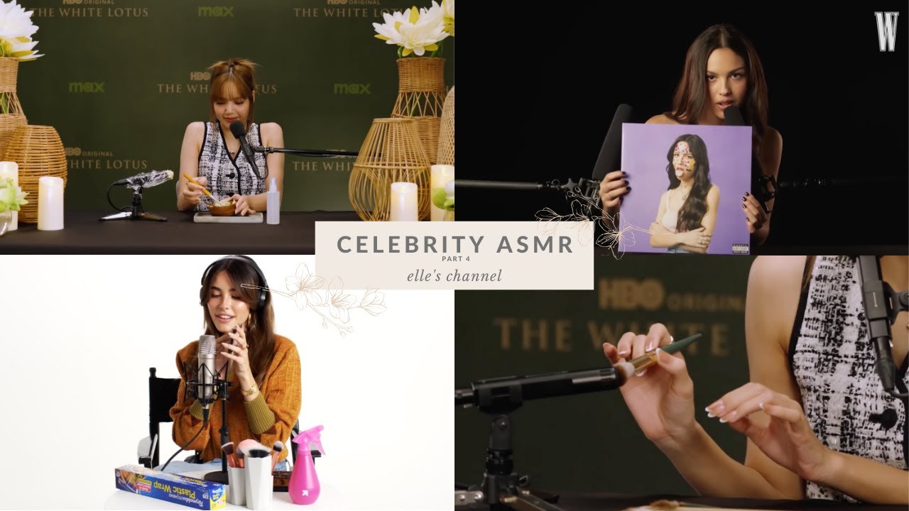 best celebrity asmr - relaxing sounds part 4 (Olivia Rodrigo, Lisa, Madison Beer)