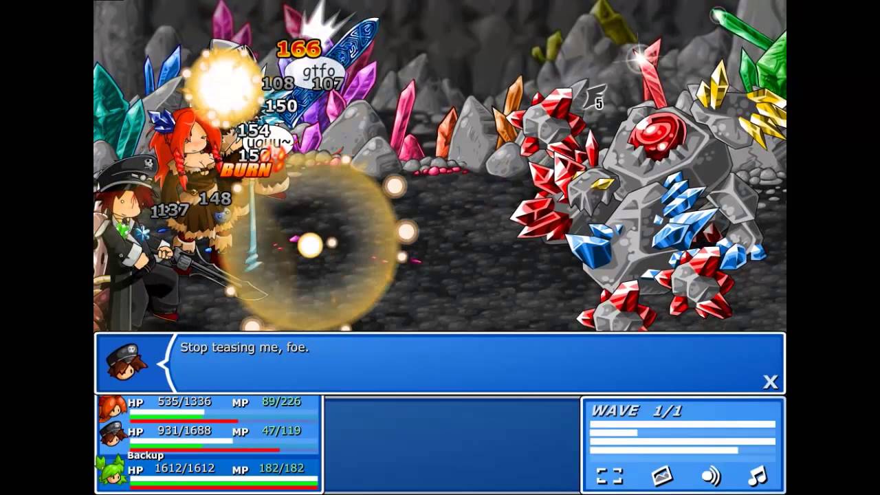 Epic Battle Fantasy 4 Boss:Crystal Golem [Epic Difficulty]