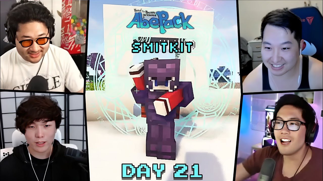 Celine is The Best Magician | AbePack Minecraft SMP (DAY 21)