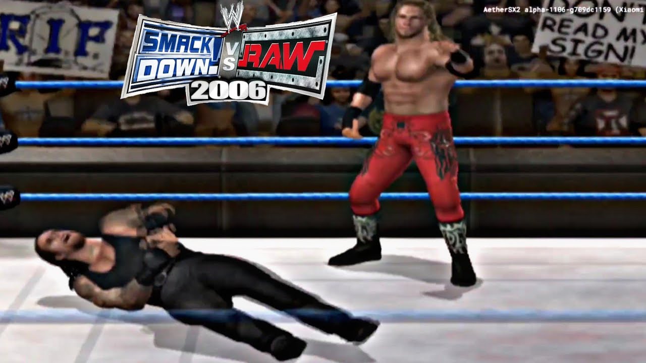 WWE Edge vs Undertaker SVR 2006 | SmackDown! vs Raw 2006 | PlayStation 2