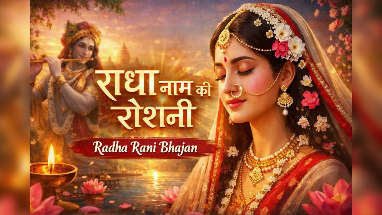 राधा रानी का मधुर भजन | Radha Naam Ki Roshni | New Bhajan | Peaceful Krishna Devotional