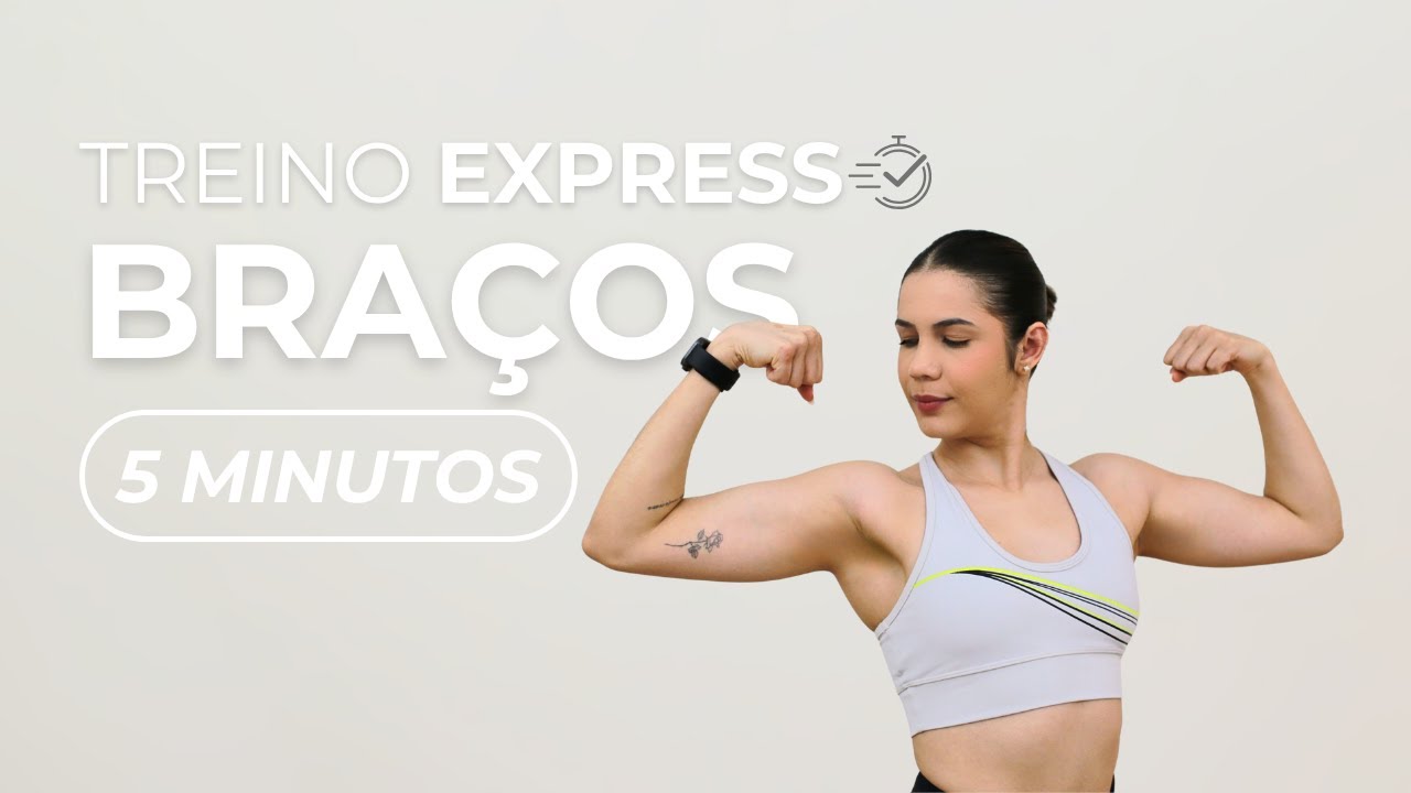 5 MIN TREINO DE BRAÇOS TONIFICADOS SEM EQUIPAMENTOS
